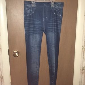 Jean leggings